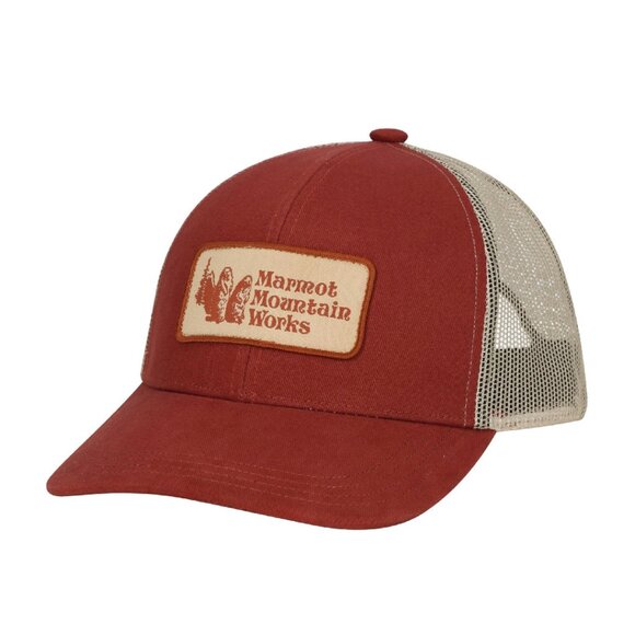 Retro Trucker Hat Cotton Mesh Snapback Unstructured 6-Panel Design